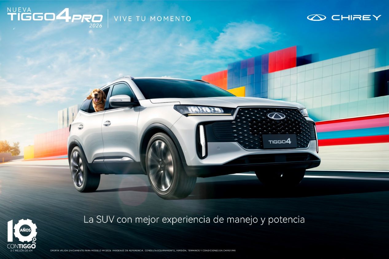 Chirey lanza en México la renovada TIGGO 4 PRO: triple evolución en diseño, potencia y tecnología inteligente